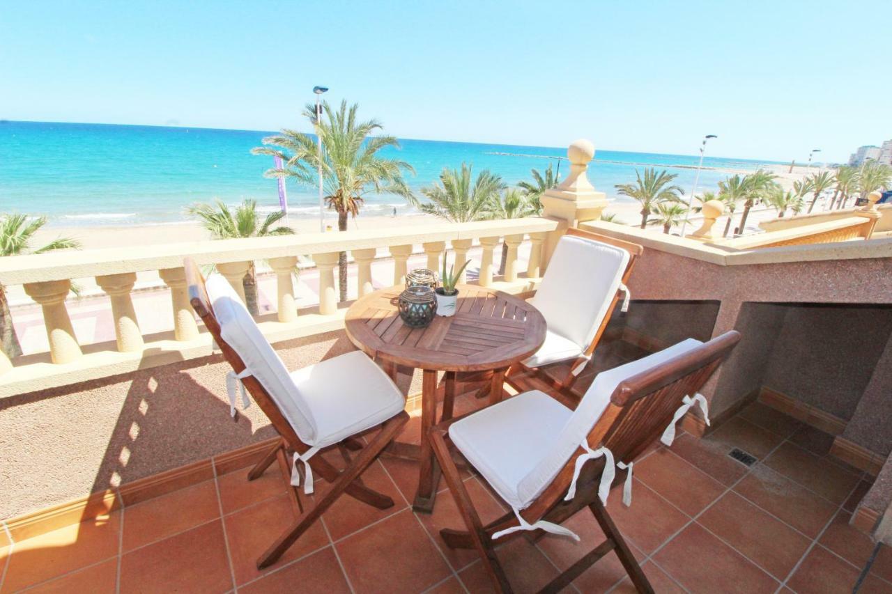 Ferienwohnung Atico Duplex De Lujo Frente Al Mar. 1A Linea Playa El Campello Exterior foto
